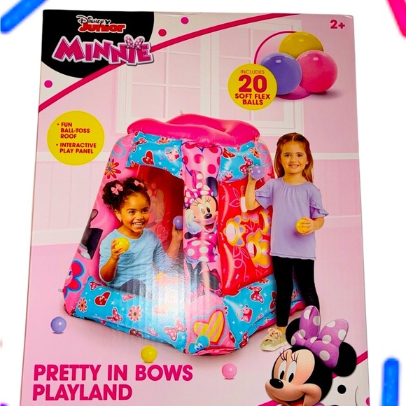 Disney Minnie Mouse Pink and Blue Action Figure Playset - Picture 1 of 7